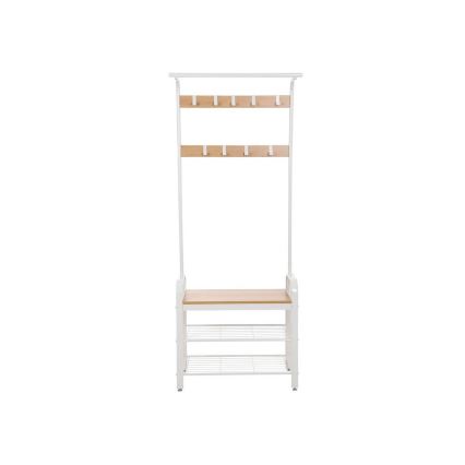 NAVOR Freestanding Coat Rack - Brown/White