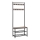 NAVOR Standing Coat Rack, Brown/Black