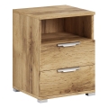 NED bedside table in Wotan oak