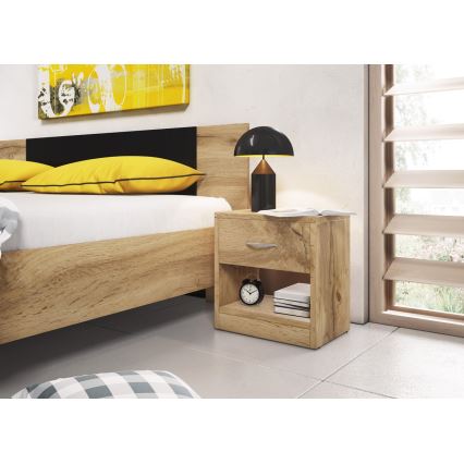 NED Bedside Table in Wotan Oak