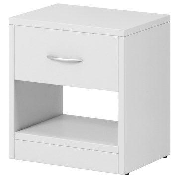 NED bedside table, white