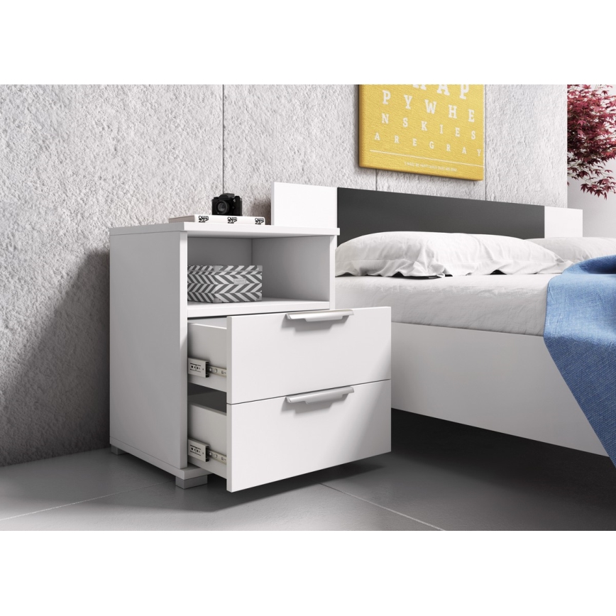 NED Nightstand, White