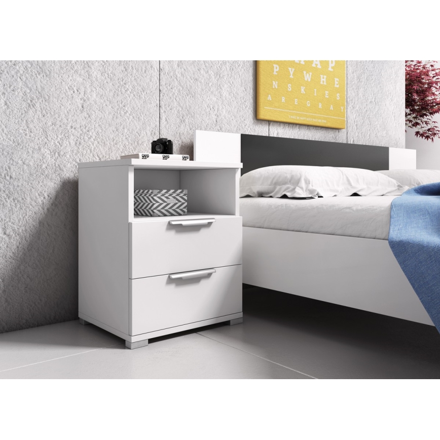 NED Nightstand, White