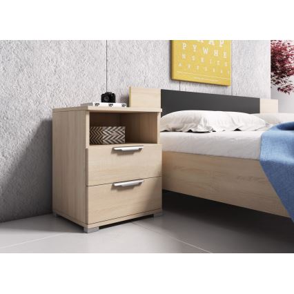 NED Sonoma Oak Nightstand