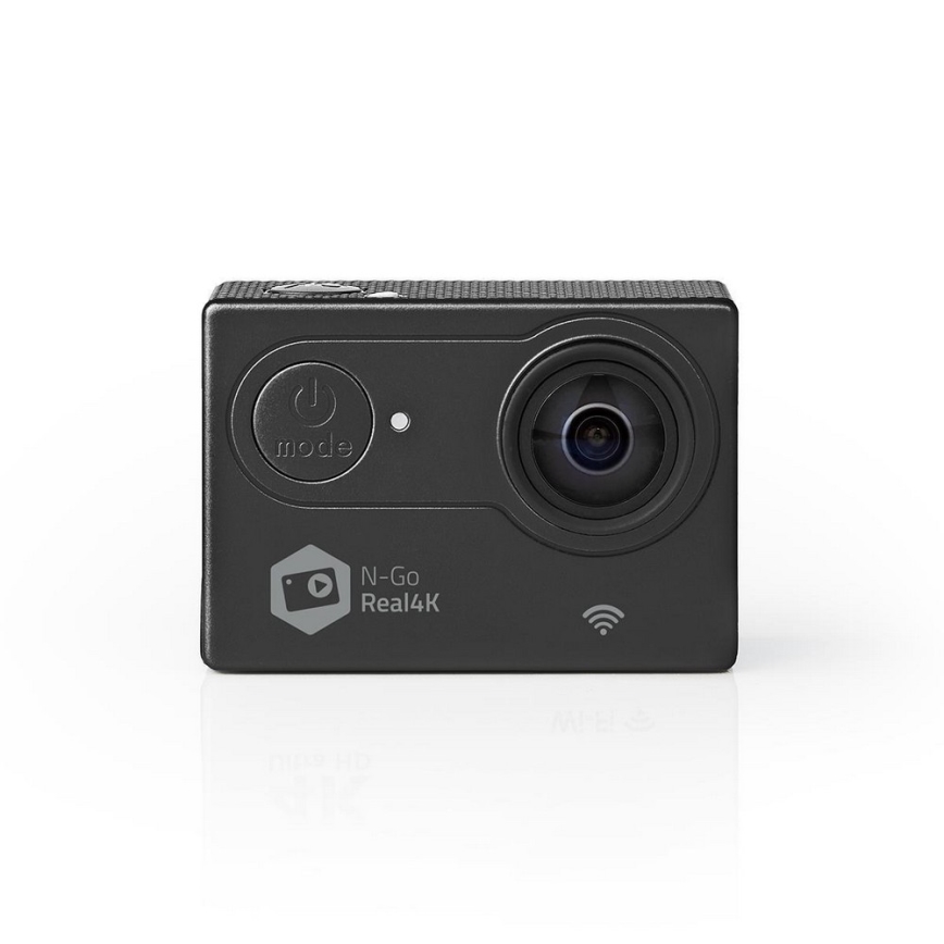 Action camera with waterproof case 4K 60 fps Ultra HD/WiFi/2 FTF 16MP