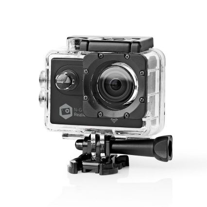 Action camera with waterproof case 4K 60 fps Ultra HD/WiFi/2 FTF 16MP