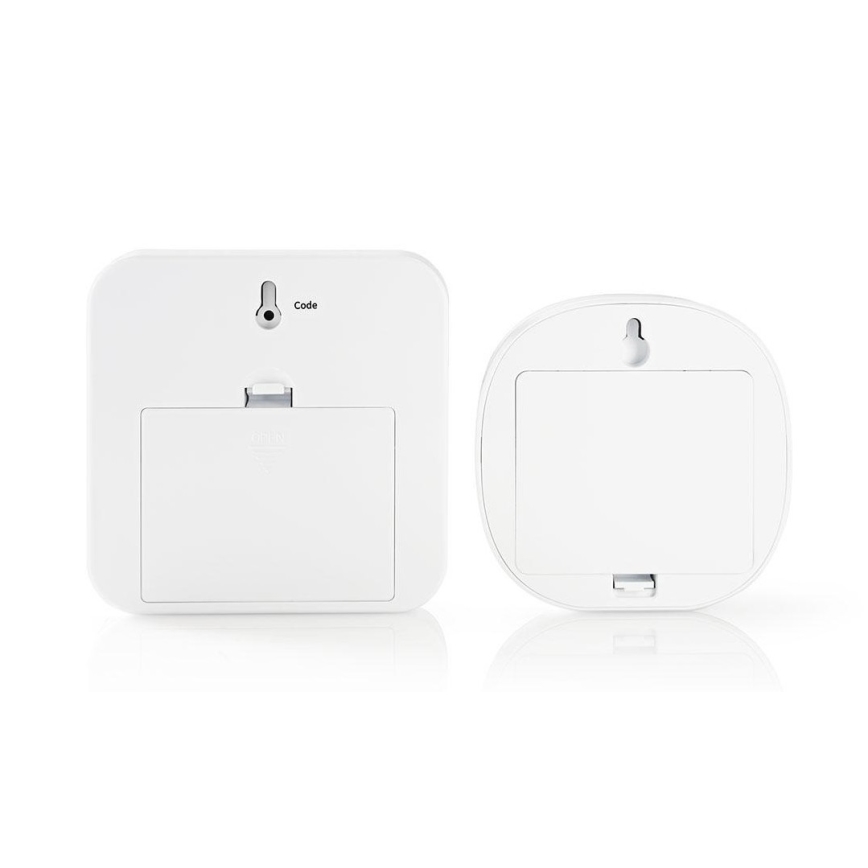 Alarm with wireless motion sensor 6xAA white