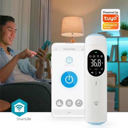Smart multifunctional infrared thermometer Tuya 2xAAA