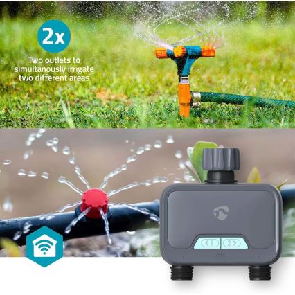 Water flow regulator 4xAA Wi-Fi Tuya IP54