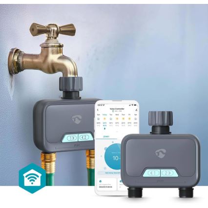 Water flow regulator 4xAA Wi-Fi Tuya IP54