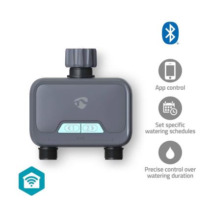 Water flow regulator 4xAA Wi-Fi Tuya IP54