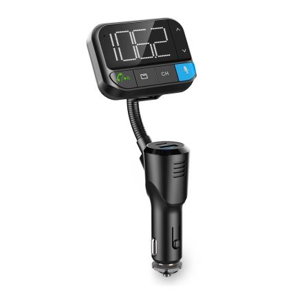 FM car transmitter with hands-free function