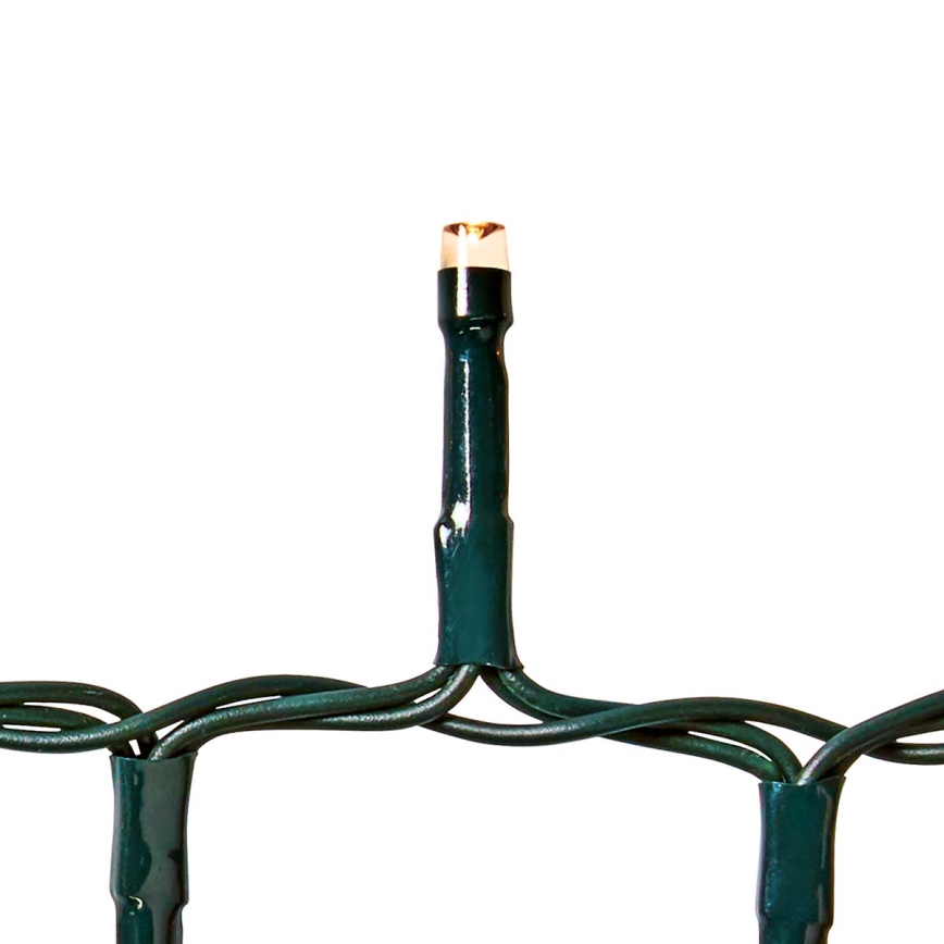 LED Outdoor String Lights – 560 LEDs, 7 Lighting Modes, 14 m, IP44, Warm White