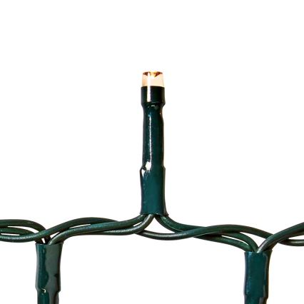 LED Outdoor String Lights, 700 LEDs, 7 Modes, 17 m, IP44, Warm White