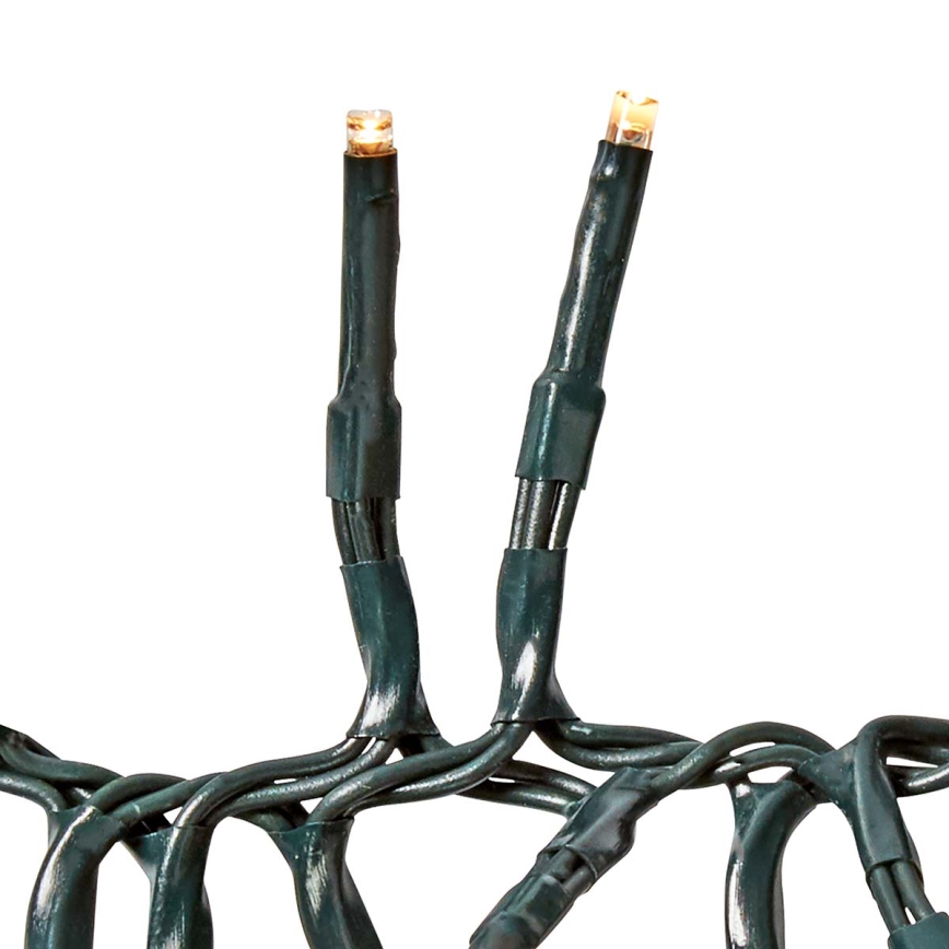 LED Outdoor String Lights, 1512 LEDs, 7 Modes, 14 m, IP44, Warm White