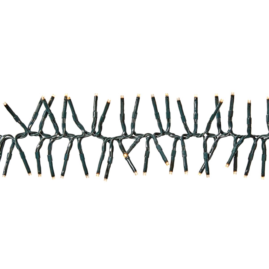 LED Outdoor Christmas chain 576xLED/7 functions 7,2m IP44 warm white