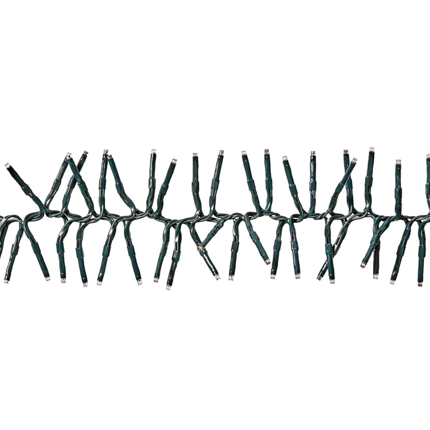 LED Outdoor Christmas chain 576xLED/7 functions 7,2m IP44 warm white