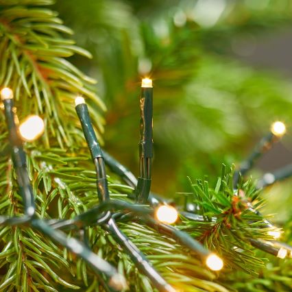 LED Outdoor Christmas chain 768xLED/7 functions 8,6m IP44 warm white