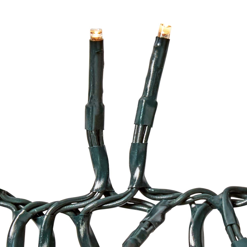 LED Outdoor String Lights, 768 LEDs, 7 Functions, 8.6 m, IP44, Warm White