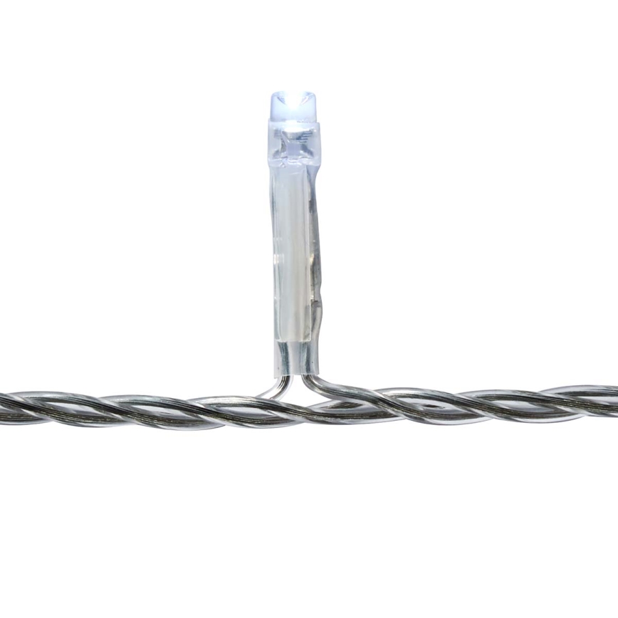 LED Outdoor Curtain 180xLED/7 Functions 10,9m IP44 Cool White