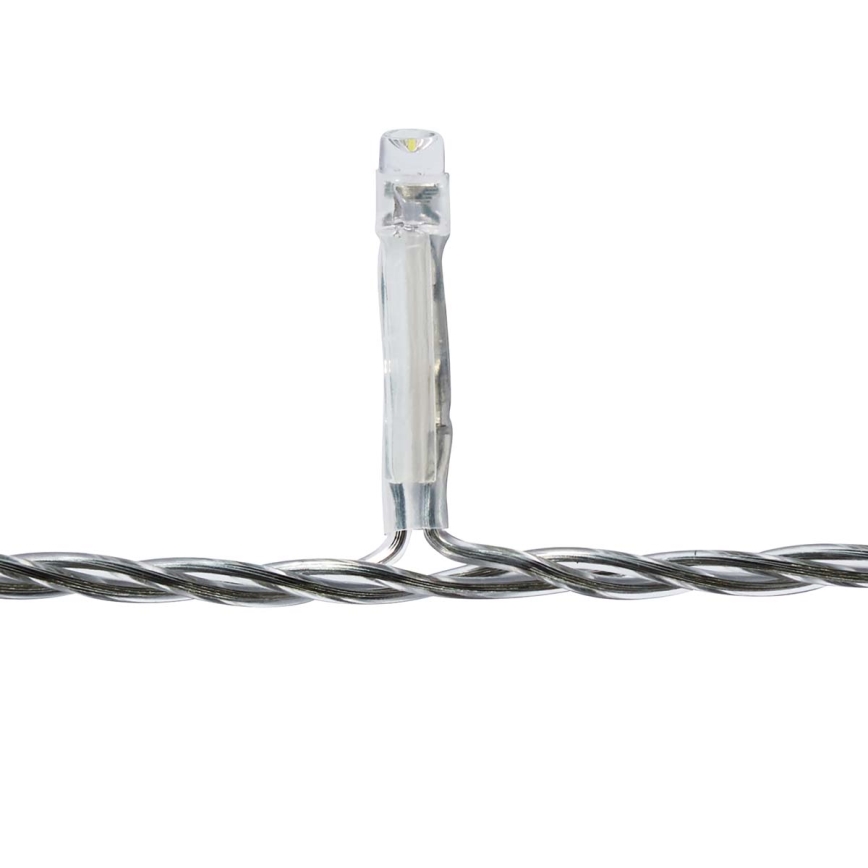 LED Outdoor Curtain 180xLED/7 Functions 10,9m IP44 Cool White