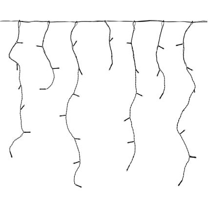 LED Outdoor Christmas curtain 360xLED/7 functions 14m IP44 warm white