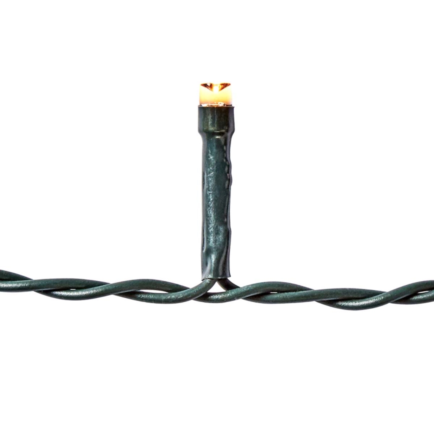 LED Outdoor Curtain Lights, 360 LEDs / 7 Modes, 14 m, IP44, Warm White