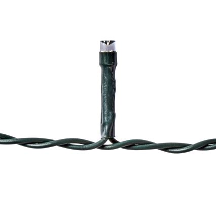 LED Outdoor Curtain Lights, 360 LEDs / 7 Modes, 14 m, IP44, Warm White