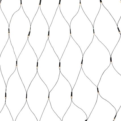 LED Outdoor Curtain, 160 LEDs / 7 Functions, 5 m, IP44, Warm White