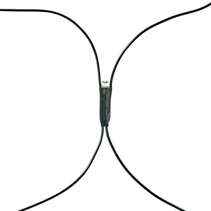 LED Outdoor Curtain, 160 LEDs / 7 Functions, 5 m, IP44, Warm White