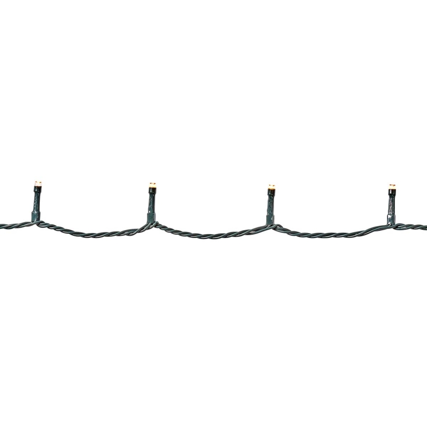 LED Outdoor Christmas chain 180xLED/7 functions 16,5m IP44 warm white
