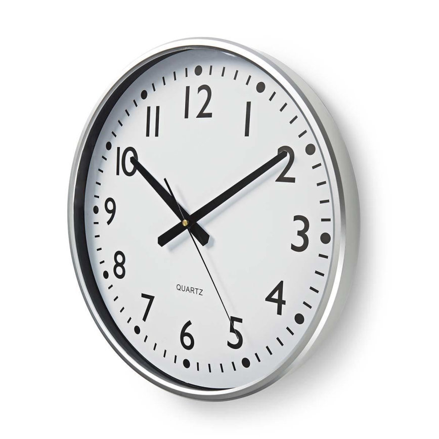Wall clock d. 38 cm 1xAA white