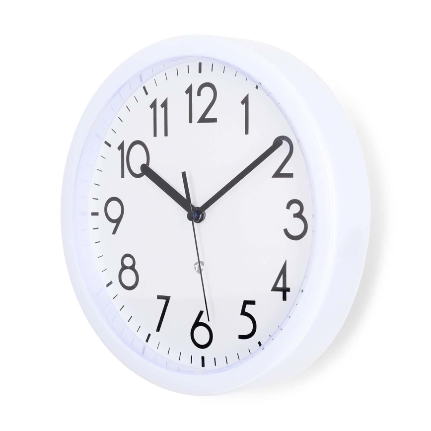 Wall clock d. 22 cm 1xAA white