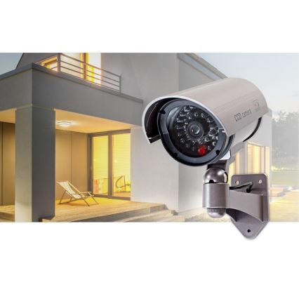 LED Dummy security camera 2xAA IP44