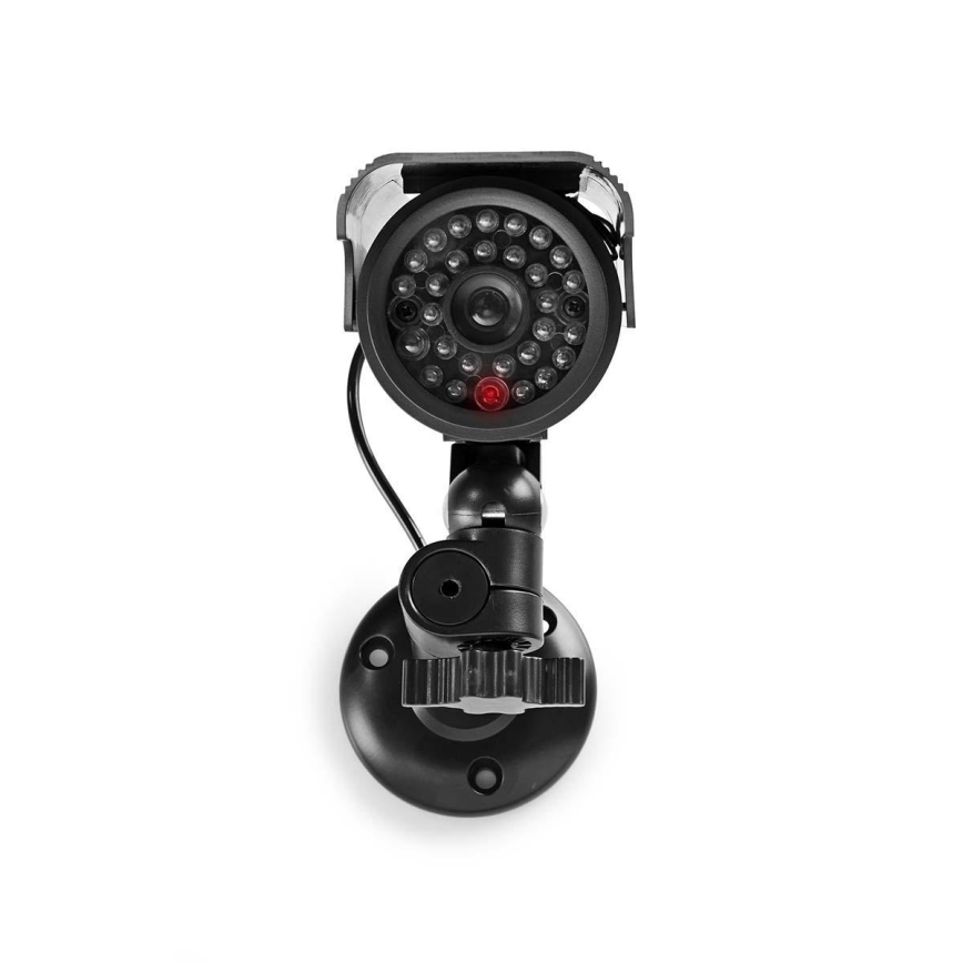 LED Security camera mockup with a solar panel 2xAA IP44