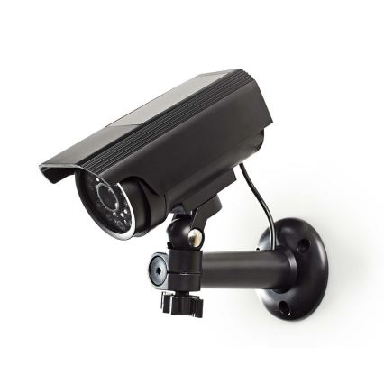 LED Security camera mockup with a solar panel 2xAA IP44