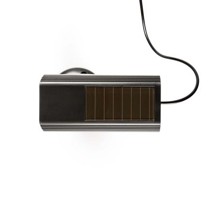 LED Security camera mockup with a solar panel 2xAA IP44
