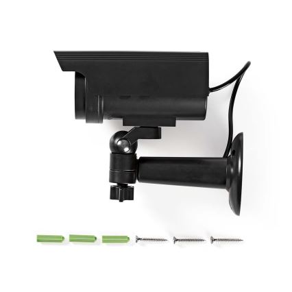 LED Security camera mockup with a solar panel 2xAA IP44