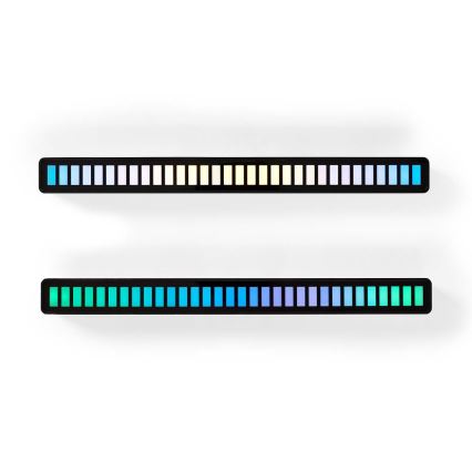 SET 2x LED RGB Rechargeable table lamp LED/250 mAh