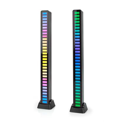 SET 2x LED RGB Rechargeable table lamp LED/250 mAh
