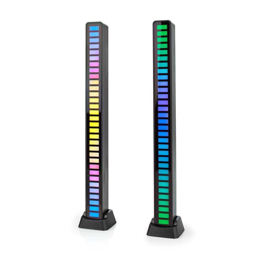 SET 2x LED RGB Rechargeable table lamp LED/250 mAh