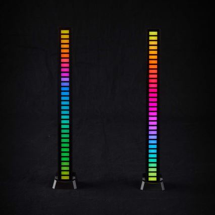 SET 2x LED RGB Rechargeable table lamp LED/250 mAh