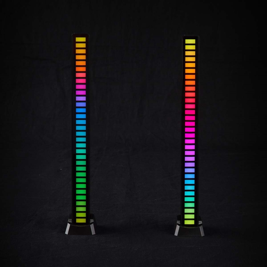 SET 2x LED RGB Rechargeable table lamp LED/250 mAh