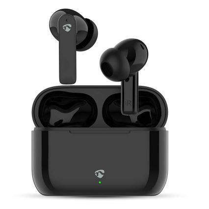 Wireless earphones with ENC 450 mAh + 2x 40 mAh IPX4 black
