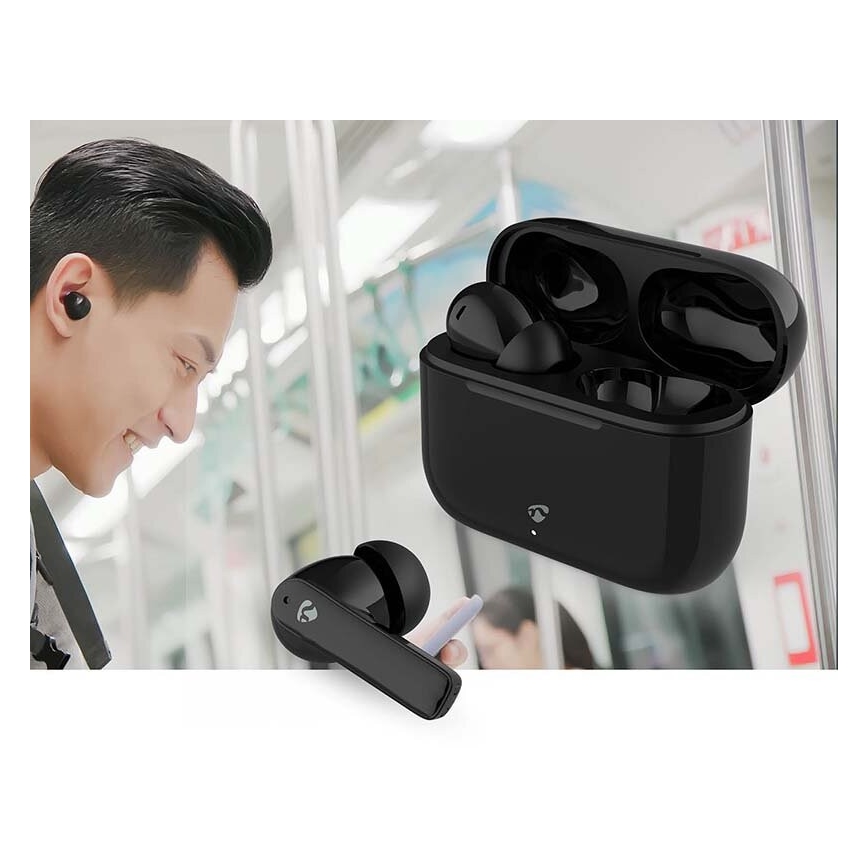 Wireless earphones with ENC IPX4 black