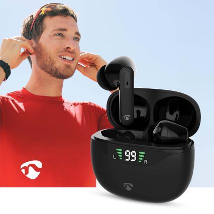 Wireless earphones with ANC black
