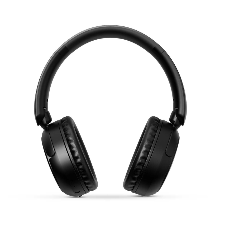 Wireless headphones with a microphone black