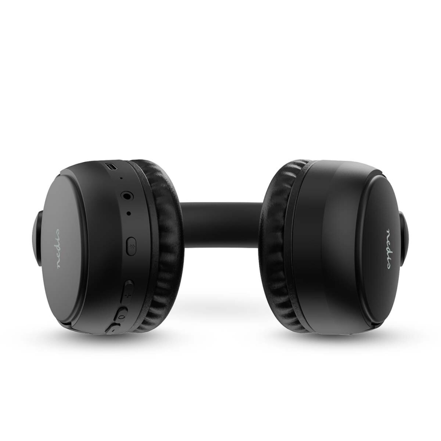 Wireless headphones with a microphone black