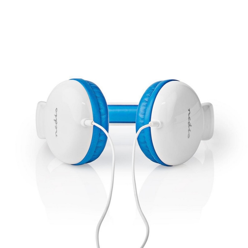 Wired headphones blue / white