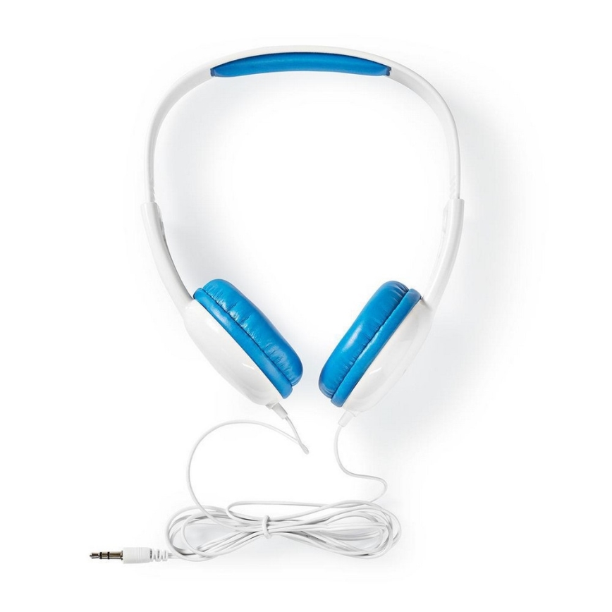 Wired headphones blue / white
